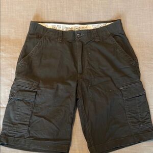Black Cargo Shorts